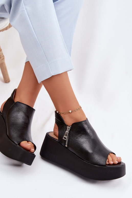 Leer Platform sandalen Zazoo 1792 zInart