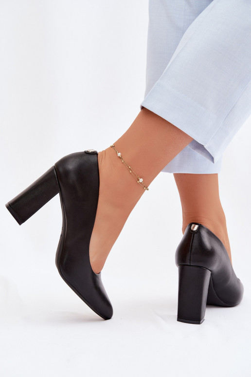 Schoenen met hakken van ecoleer Sergio Leone PB216 zInart