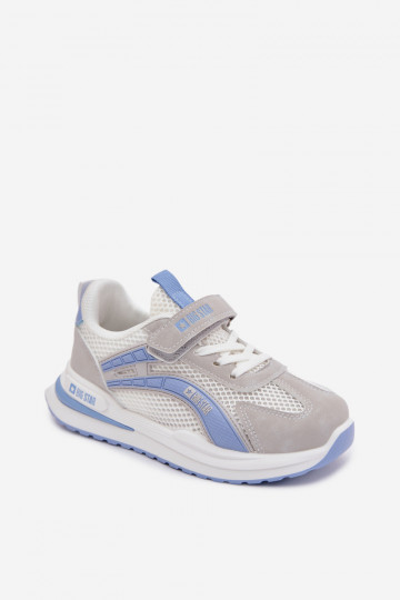 Kindersportschoenen Big Star TT374153 HI-POLY SYSTEM wit-blauw