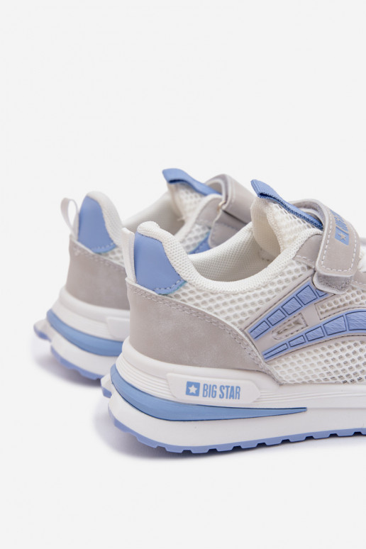 schoenen Kindersneakers Big Star TT374153 HI-POLY SYSTEM INit-blauIn