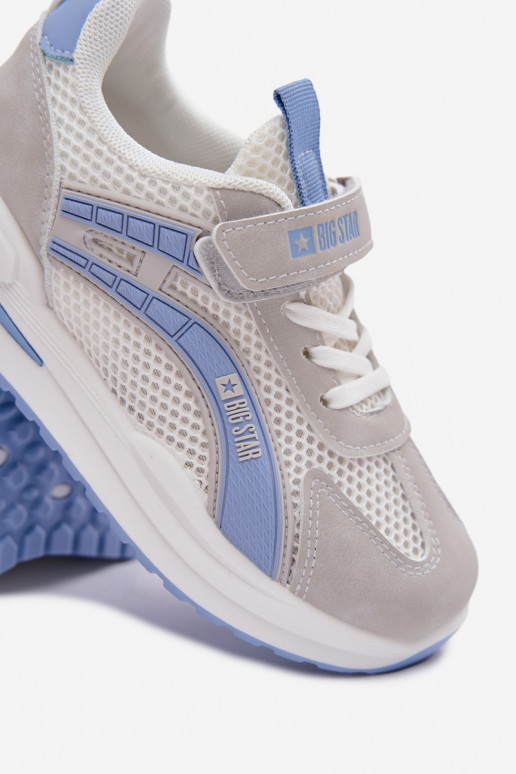 schoenen Kindersneakers Big Star TT374153 HI-POLY SYSTEM INit-blauIn