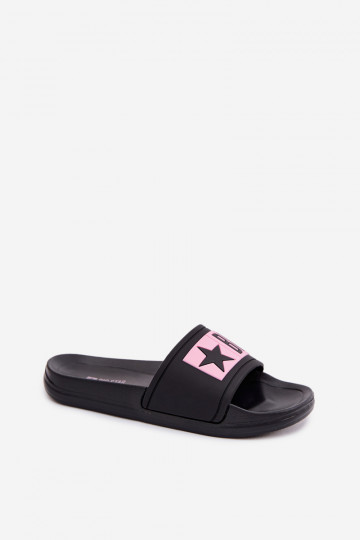 Kinderslippers Big Star TT374A004 zwart-roze