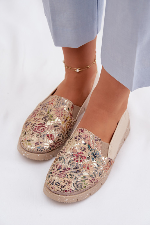 Leren damesslip-on schoenen Het heeftciejka 03512-67 Verschillende kleuren