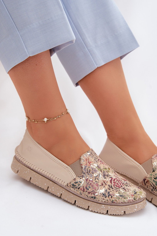 Leren damesslip-on schoenen Het heeftciejka 03512-67 Verschillende kleuren