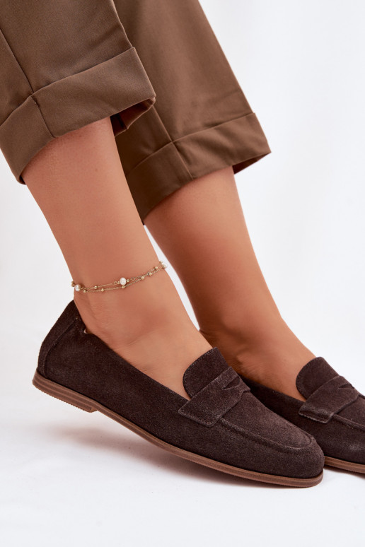 MocassinsOpturalnego van suèdeu Vinceza 18122 CzekoladoIne