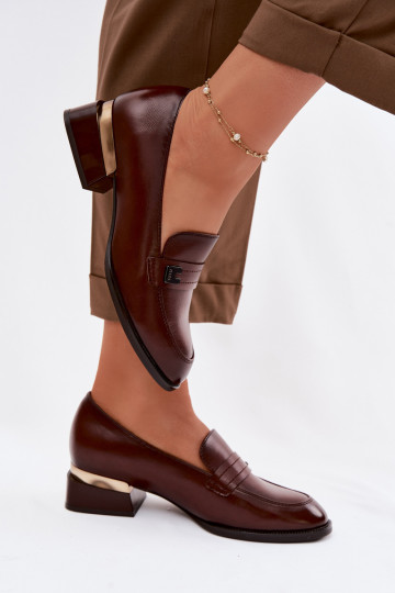 schoenen Dames Op Klok Vinceza 58625 bruine kleur