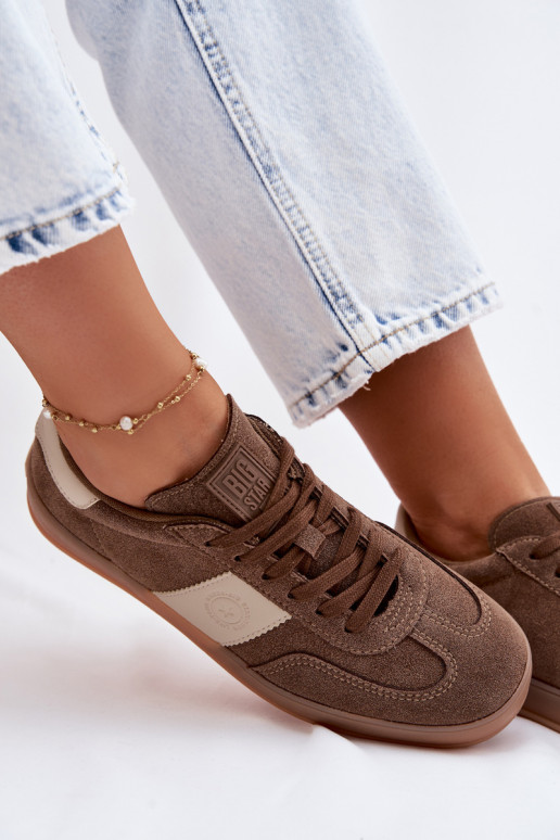 Sneakers model schoenen Dames Big Star TT274116 bruine kleur