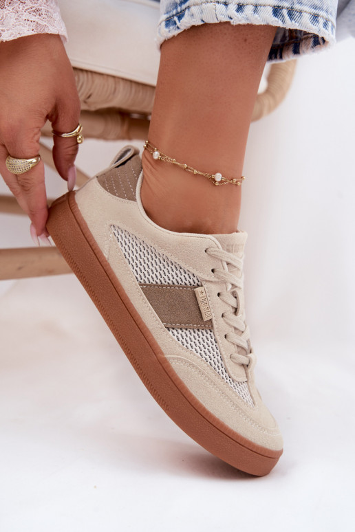 Sneakers model schoenen Dames Big Star TT274759 beige