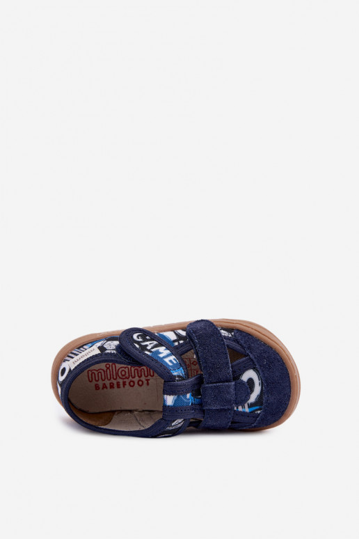 Slippers Barefoot Kinderen Milami Ballen donkerblauIn Lumi