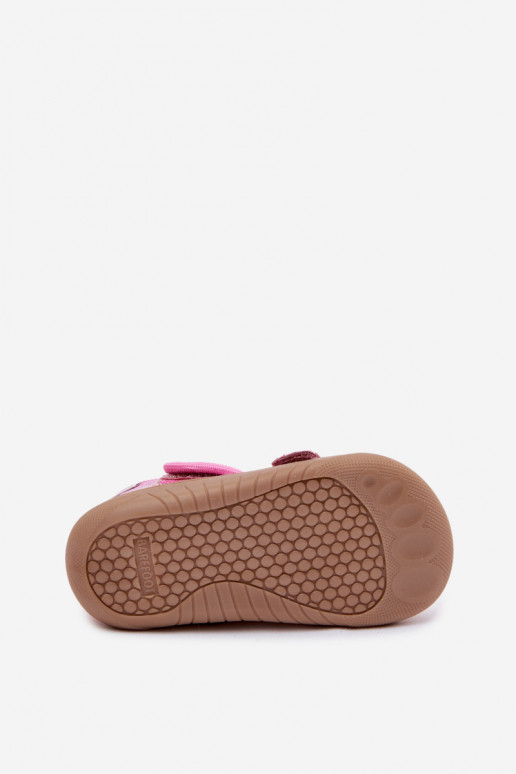 Slippers Barefoot Kinderen Milami Glitters In harten roze Lumi