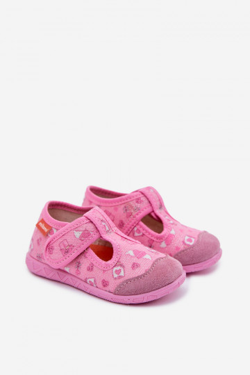 Slippers Milami Kinderen met zelfklevende bevestigingsmiddelen Glitters roze Jasimrra