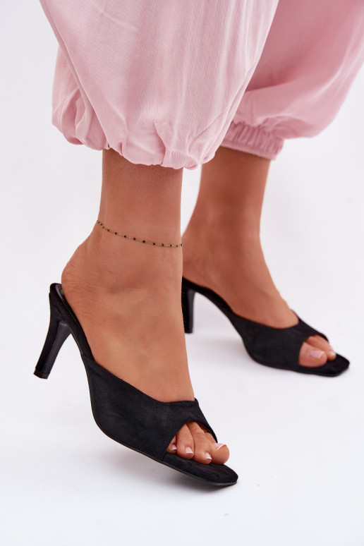 Damespantoffels Op Smukłym Obcasie zInart Revina