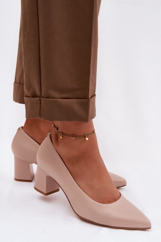 Schoenen met hakken Sergio Leone PB413 KremoIny roze