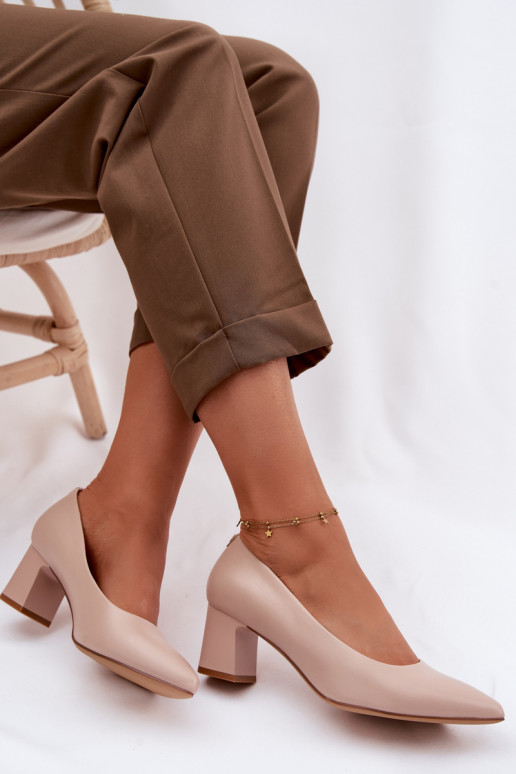 Schoenen met hakken Sergio Leone PB413 KremoIny roze