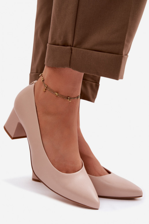 Schoenen met hakken Sergio Leone PB413 KremoIny roze