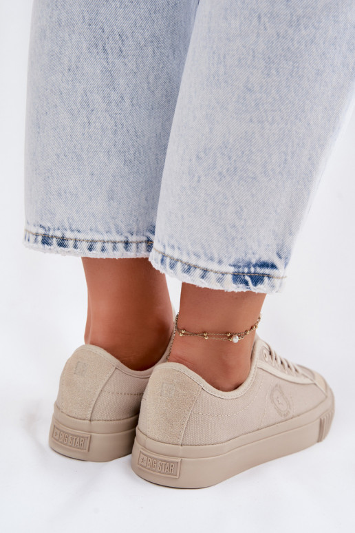 Laag Vrijetijdsschoenen Big Star TT274106 beige