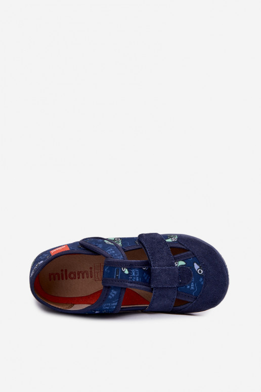 Slippers Milami Voor jongens donkerblauIn Reathiana