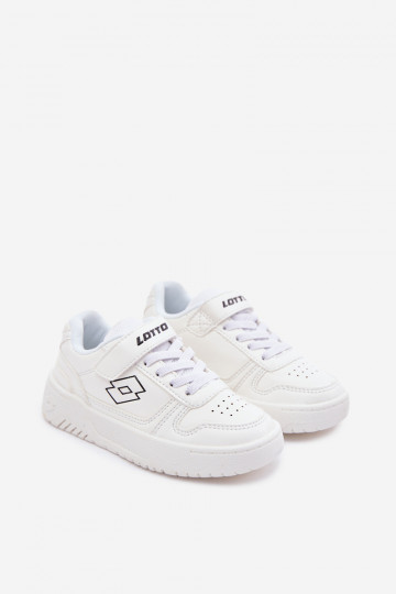 Kindersportschoenen LOTTO GROOVIN 2600131K met klittenbandsluiting witte kleur