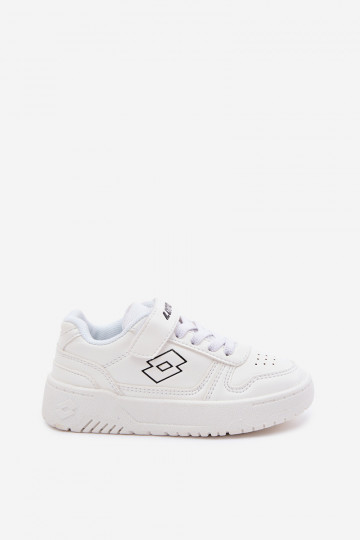 Kindersportschoenen LOTTO GROOVIN 2600131K met klittenbandsluiting witte kleur 2