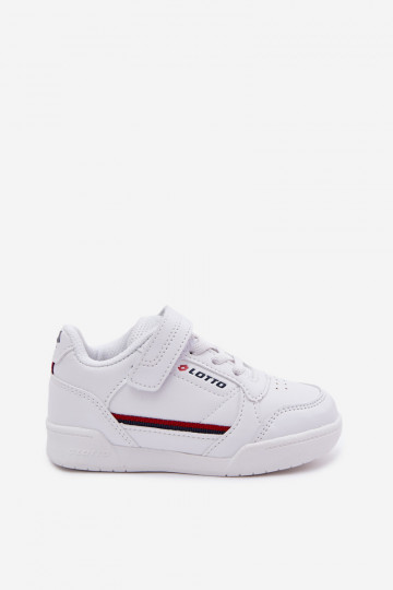 Kindersportschoenen LOTTO NANDU 2600310K met klittenbandsluiting witte kleur 2