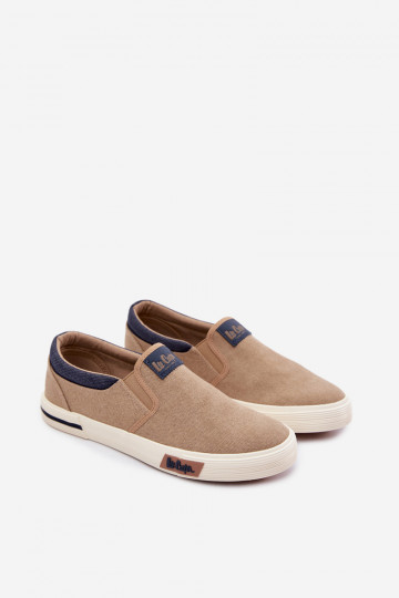 Heren vrijetijdssportschoenen Lee Cooper LCIN-26-02-4089 Slip On zandkleur