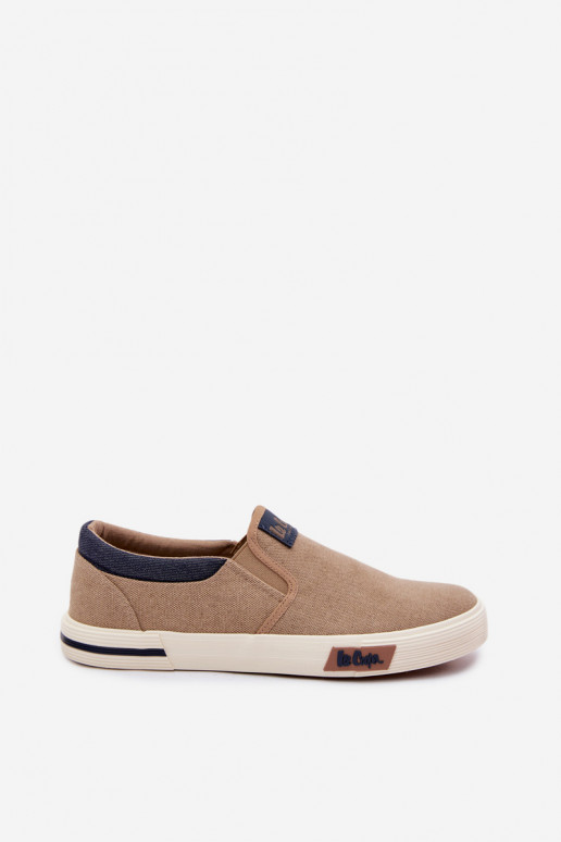Sneakers Vrijetijdsschoenen voor heren Aantrekken Lee Cooper LCIN-26-02-4089 beige
