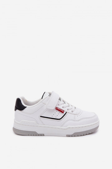 Kindersportschoenen LEVI'S JOHN SE VJOH0012S met klittenbandsluiting witte kleur 2