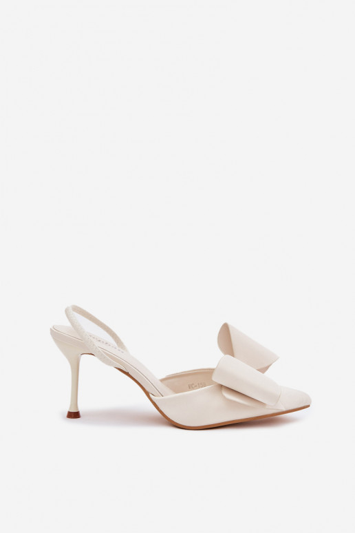 HakkenOdkrytymi Piętami I Kokardką ivoor Eklevia