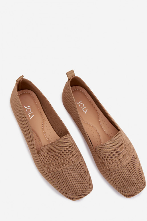 materiaal dames mocassins bruine kleur Dorielle