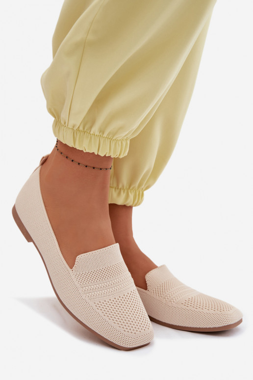 materiaal dames mocassins ivoor Dorielle