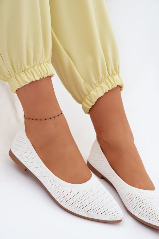 Gaas Ballerinas van stof Dames Initte kleur Sarina