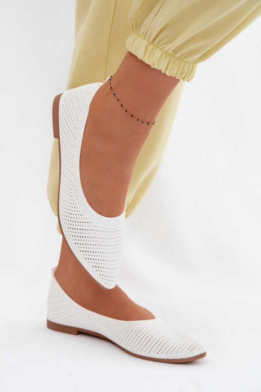 Gaas Ballerinas van stof Dames Initte kleur Sarina