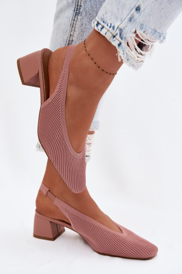 materiaal Dames sandalen met hakken roze Het heeftrcelle