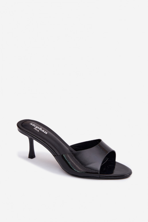 met lakeffect SlippersImitacji Skóry met dunne hakken zInart Melissea