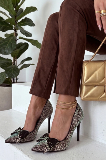 Zwarte hoge hakken met...