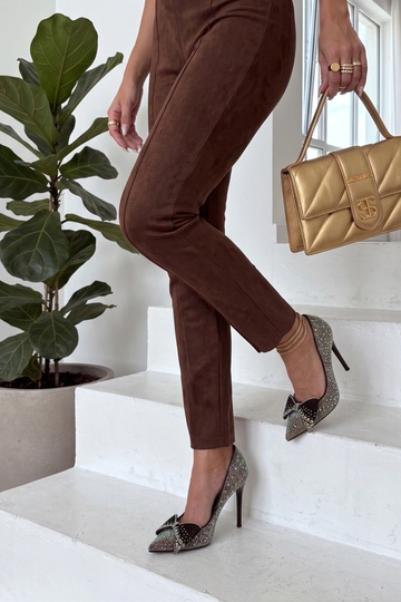 Zwarte hoge hakken met... 2