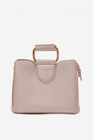 Handtas Een stam Klein van ecoleer gouden kleur Lorielle