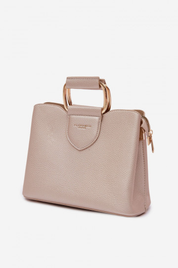 Handtas Een stam Klein van ecoleer gouden kleur Lorielle 2