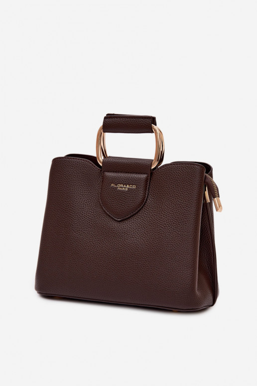 Handtas Een stam Klein van ecoleer CzekoladoIna Lorielle