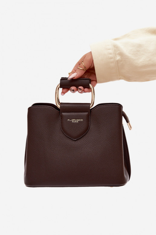 Handtas Een stam Klein van ecoleer CzekoladoIna Lorielle