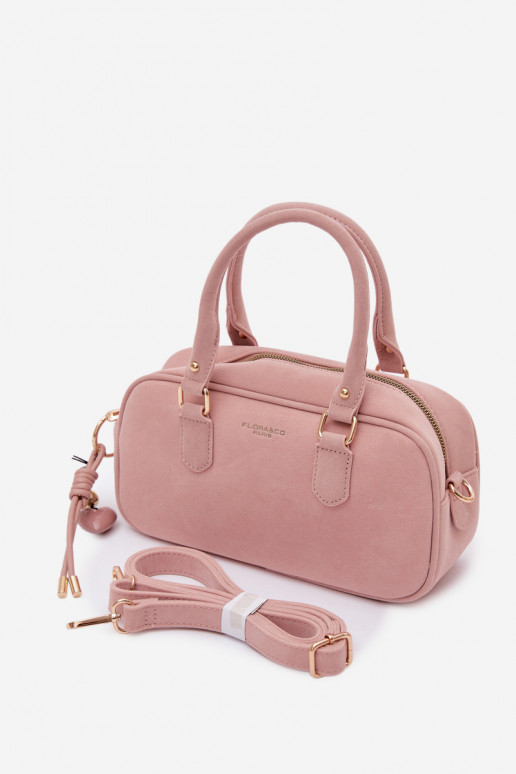 Handtas Typu Een stam Kleinvan eco-suèdeu roze Annelle