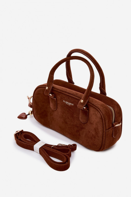 Handtas Typu Een stam Kleinvan eco-suèdeu bruine kleur Annelle