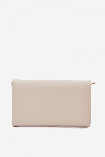 Handtas soort envelop Portemonnee tInee in een met decoratieve strepen Helderbeige Pauline 2