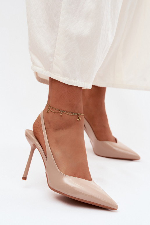 met lakeffect Hakken sandalenImitacji Skóry beige Calera