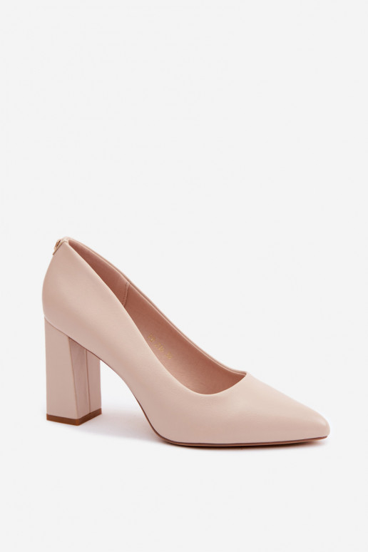 Hakken van kunstleer Sergio Leone PB216 ivoorkleur