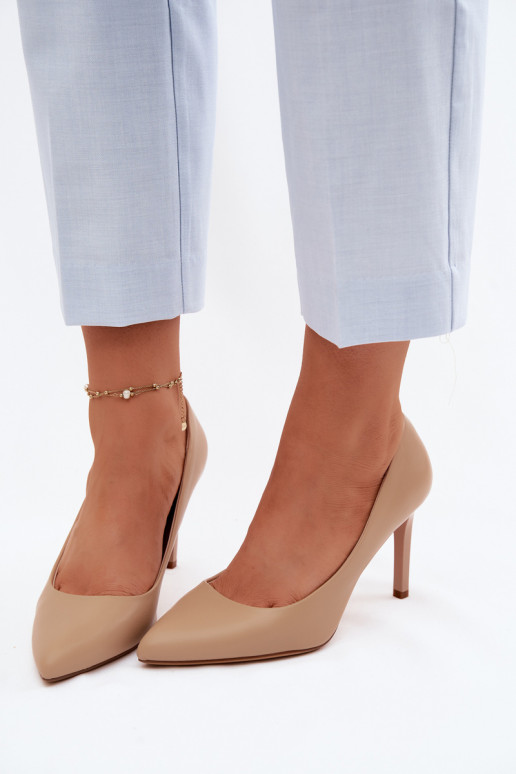 Hakken van kunstleer Sergio Leone 1339 zandkleur