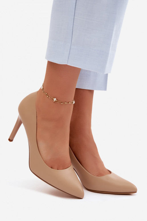 Hakken van kunstleer Sergio Leone 1339 zandkleur