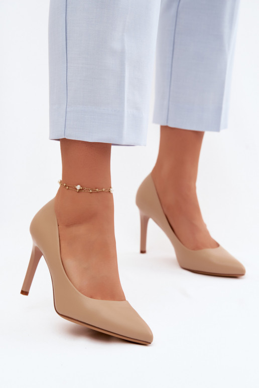 Hakken van kunstleer Sergio Leone 1339 zandkleur