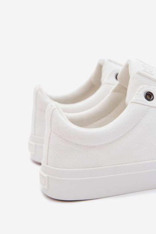 Heren lage vrijetijdsschoenen witte kleur