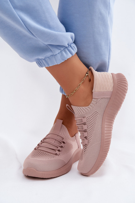 materiaal Persistent model sportschoenen Dames roze Olive